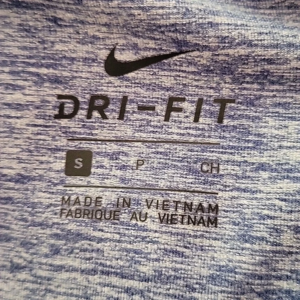 Nike Yoga Cardigan Blue Space Dye Open Waterfall Front Size‎ Small